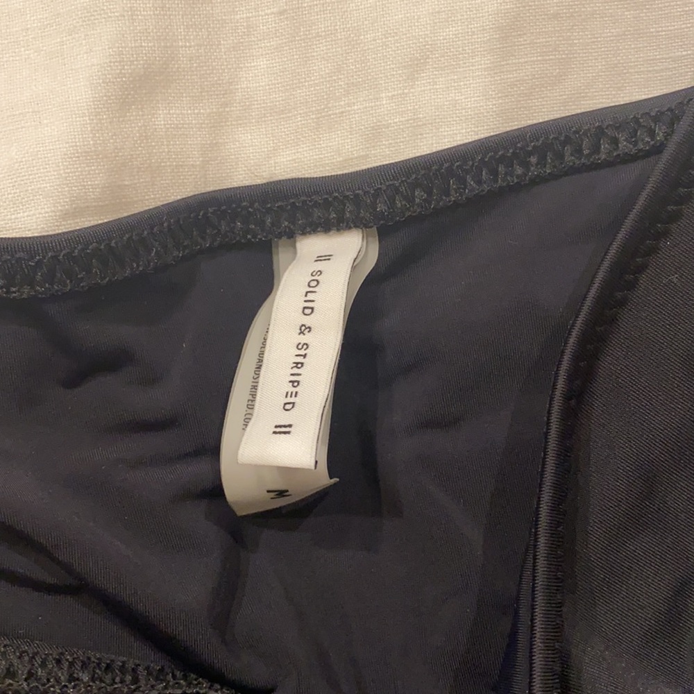 Solid And Striped Bathing-Suit Bottoms - image 3